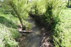 9. Looking downstream from Lower Washford Accommodation Bridge