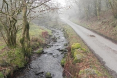 45. Looking upstream from The Boy's Path Footbridge