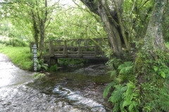 12. Radsbury Lane ford footbridge downstream face