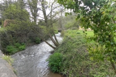 30. Looking upstream to Leat House Bridge