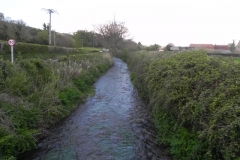 45. Looking downstream from Abbey Mill Bridge