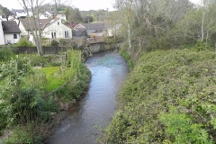 65. Looking downstream from Washford Bridge