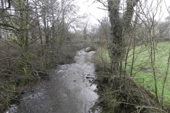 1f. Looking upstream from Brendon Pack Horse Bridge
