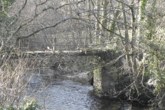 1g. Countisbury Mill Footbridge upstream Face