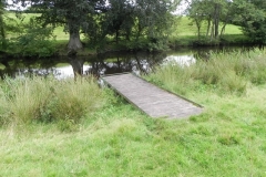 5. Fishing platform downstream from Brushford Bridge