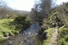 2. Upstream from Cloggs Farm Footbridge