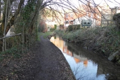 17. Leat runs behind Lady Street
