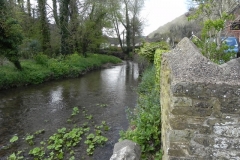 1. Looking upstream from Dunster Mill