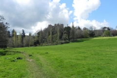 32. Dunster Castle from the River Avill