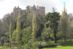 33. Dunster Castle from the River Avill