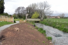 56. Looking downstream to Marsh Street footbridge