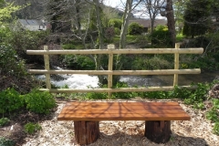 63. A resting seat  Marsh Street weir