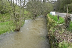 1. Looking upstream from Langridge Mills