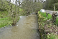 1. Looking upstream from Langridge Mills