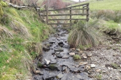 75. Small stream joins from the north