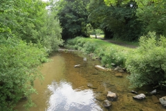 9. Looking downstream from Court Cottage Bridge