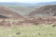 2. Looking down Hawkcombe from Hawkcombe Head