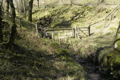 49. Flood debris barrier above Bromham Farm Bridge