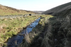 37. Flowing below Hoccombe Hill