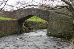 22. West Luccombe Packhorse Bridge upstream arch