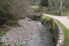 28. Looking upstream from West Luccombe Bridge