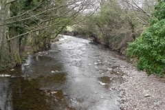 32. Looking downstream from West Luccombe Bridge