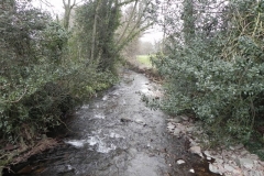 41. Looking downstream from West Luccombe ROW footbridge