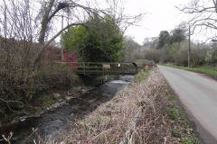 8. Looking downstream to West Luccombe Flow Measuring Station