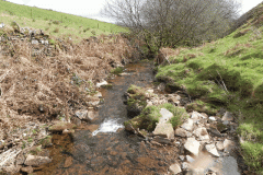 60. Flowing below Twitchen Ridge