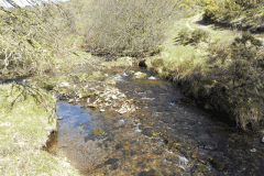 24. Looking upstream from Flood Debris Barrier