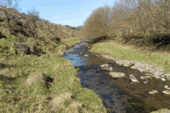 31. Flowing below Moorhouse Ridge