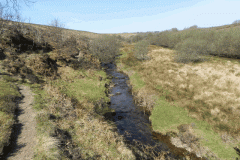 8. Flowing below Moorhouse Ridge