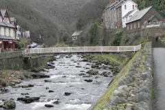 4. Tors Road footbridge downstream face