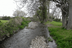 95. Upstream from South West Coastal Path Footbridge