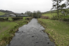 21. Looking upstream from Parsonage Farm ROW Bridge no. 3392