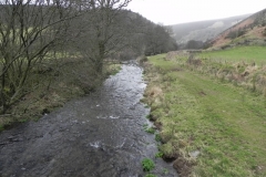 24. Looking downstream from Parsonage Farm ROW Bridge no. 3392