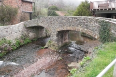 15. Allerford Bridge downstream arches