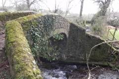 110. Horner Packhorse Bridge upstream arch