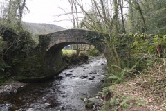 111. Horner Packhorse Bridge downstream arch
