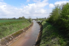 15. Looking downstream from Flood Relief Channel Bridge A