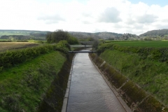 17. Looking upstream from Flood Relief Channel Rail Bridge