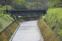 18. Flood Relief Channel Rail Bridge downstream face