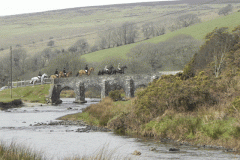 16. Horse Riders on Landacre Bridge