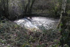 14. Weir downstream from ROW Bridge 5540