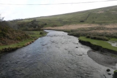 15. Looking downstream from Landacre Bridge