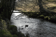 5. Flood debris gate downstream from Simonsbath Bridge