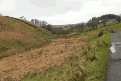 17. Looking upstream to Pinkworthy Farm