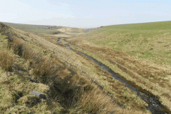 2. Looking upstream to Aclands Farm