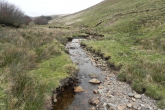 36. Flowing past Hangley Cleave