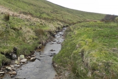 39. Flowing past Hangley Cleave